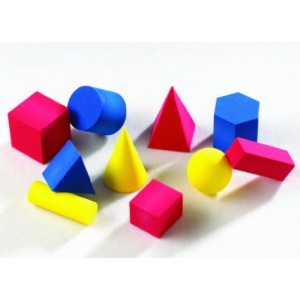 Foam geometric solids